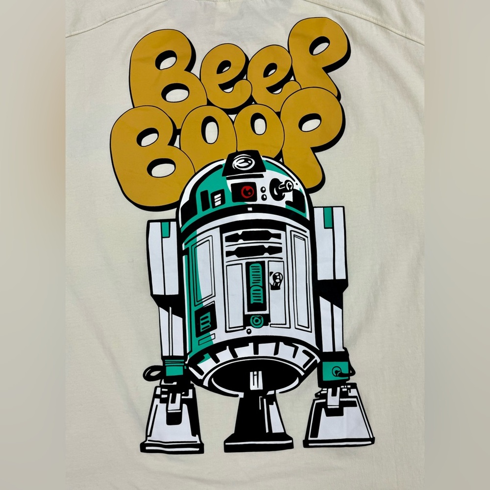 Men’s Lucas Films R2-D2 Stars Wars Shirt Beep Boop 3XL 2XL XL Sci Fi Naboo Droid